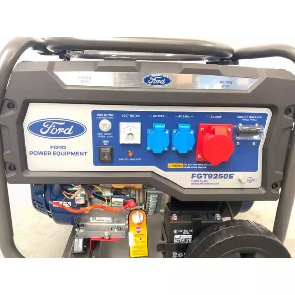 [THGS] - Ford FGT9250E 3 fázisú Benzin generátor 6,5 kW 25L