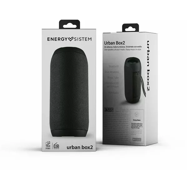 Energy Sistem EN 449323 Urban Box 2 Onyx Bluetooth hangszóró