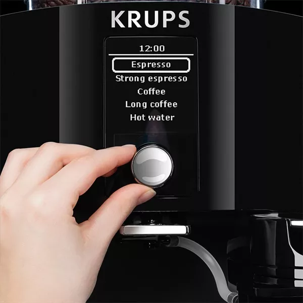 Krups EA829810 Latt`Espresso tejtartállyal fekete automata kávéfőző