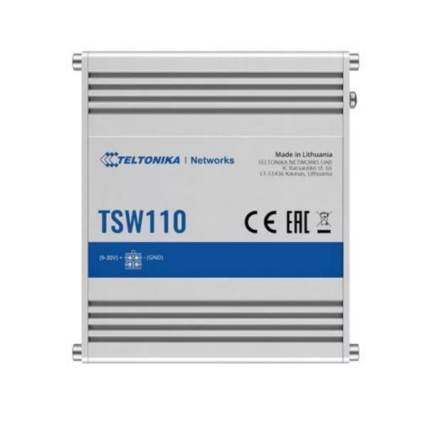Teltonika TSW110000000 5x GbE LAN nem menedzselhető L2 switch