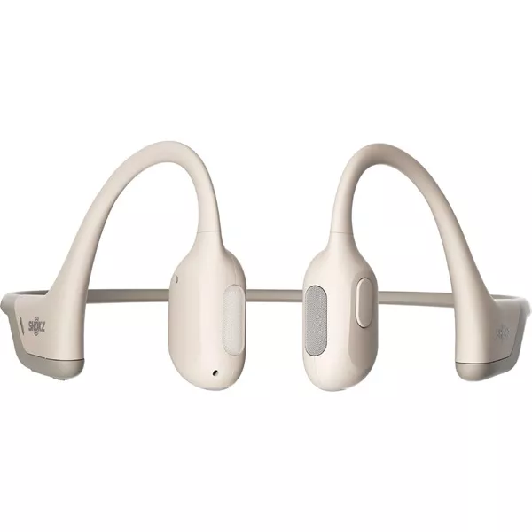 Shokz OpenRun Pro Premium csontvezetéses Bluetooth bézs Open-Ear sport fejhallgató