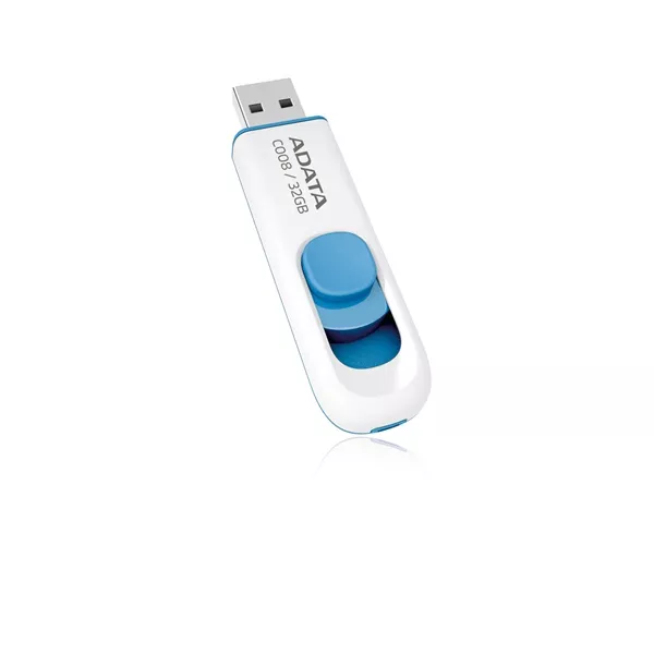 ADATA 32GB USB2.0 Fehér (AC008-32G-RWE) Flash Drive
