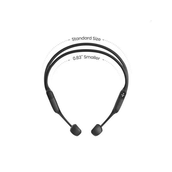 Shokz OpenRun Mini csontvezetéses Bluetooth fekete Open-Ear sport fejhallgató