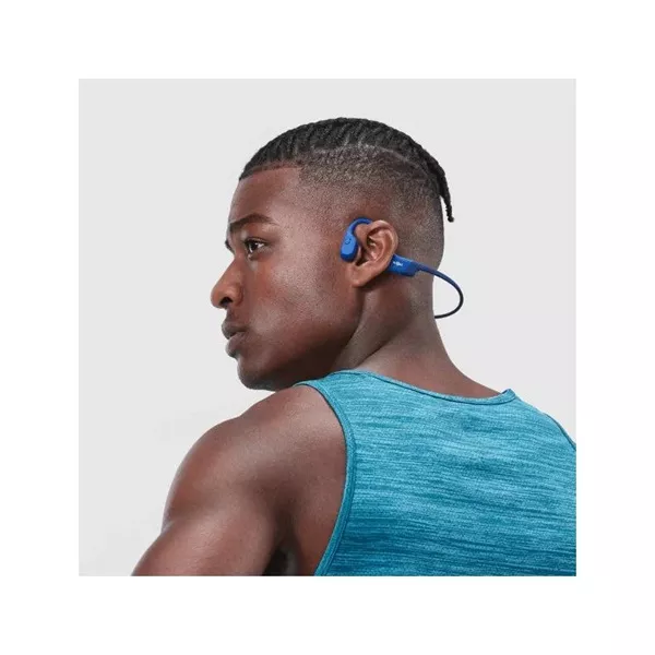 Shokz OpenRun Mini csontvezetéses Bluetooth kék Open-Ear sport fejhallgató