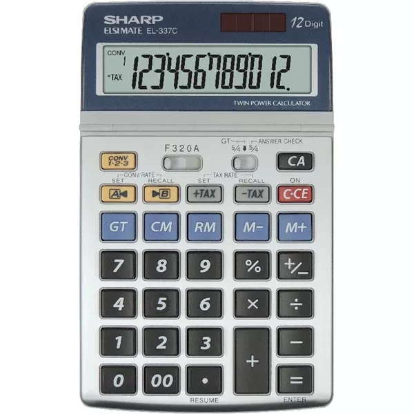 Sharp EL337C irodai asztali számológép