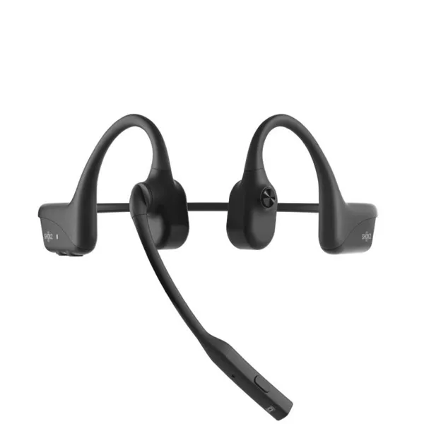 Shokz OpenComm2 csontvezetéses Bluetooth fekete Open-Ear headset