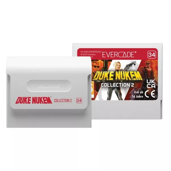 Evercade #34 Duke Nukem Collection 2 3in1 Retro Multi Game játékszoftver csomag