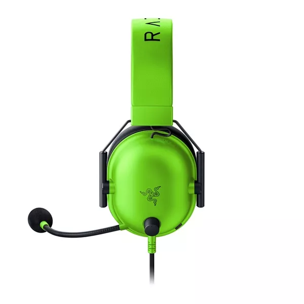 Razer Blackshark V2 X 3,5mm jack zöld gamer headset