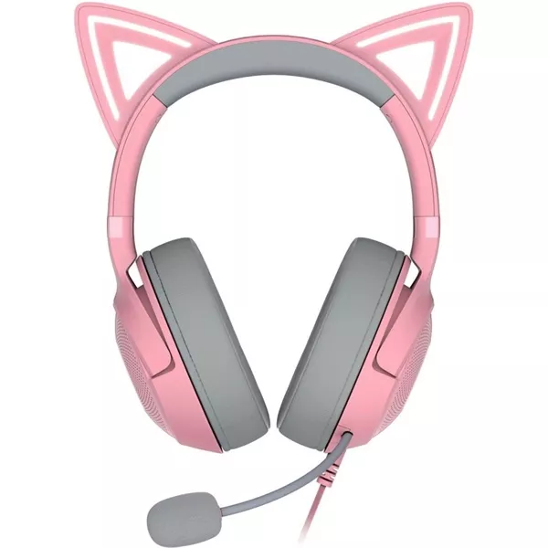 Razer Kraken Kitty V2 USB rózsaszín gamer headset