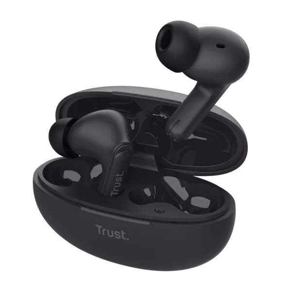 Trust 25296 Yavi ENC True Wireless Bluetooth fekete fülhallgató