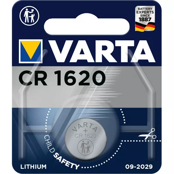 Varta 6620112401 CR1620 lítium gombelem 1db/bliszter