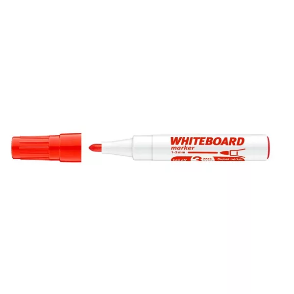 ICO Whiteboard piros kerek táblamarker