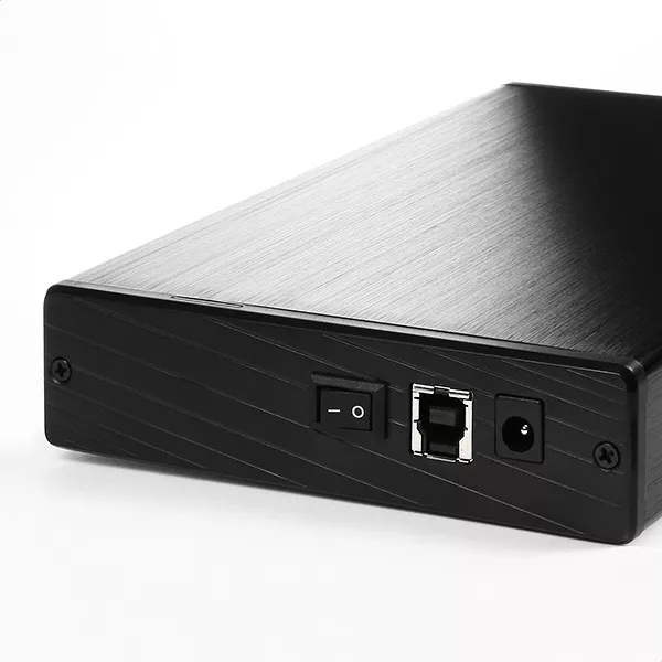 Axagon EE35-XA3 USB 3.0 fekete külső alumínium 3,5