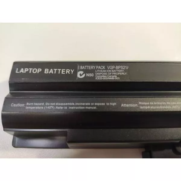 Laptop akkumulátor Sony Vaio PCG-7181M, PCG-7186M, VGN-FW PCG-31311M, VGN-FW21E, VPCS13S9E, VPCS13L9E