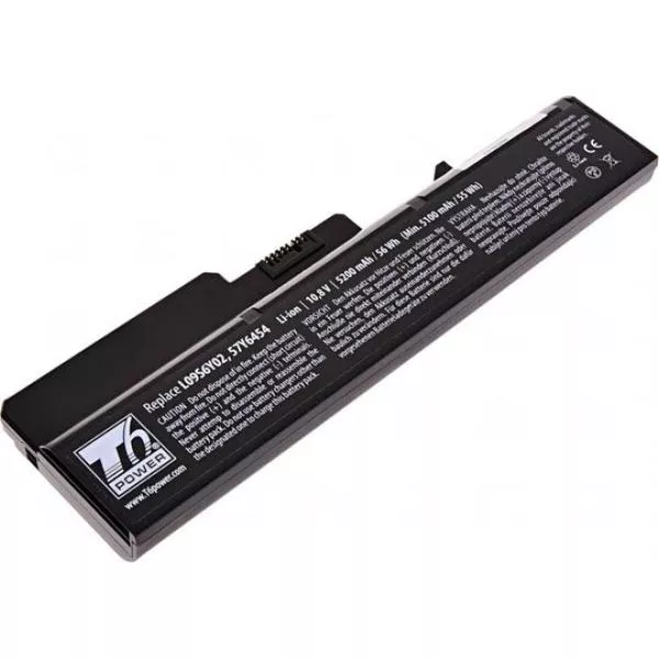 Laptop akkumulátor T6 POWER Lenovo IdeaPad G460, G465, G470, G475, G560, G565, G570, G575, 5200mAh, 56Wh, 6cell