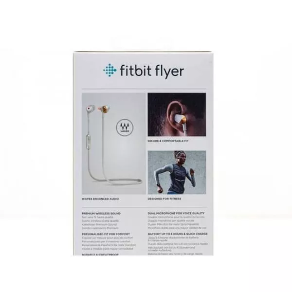 Fejhallgató Fitbit Flyer FB601GY, Lunar Grey, Boxed