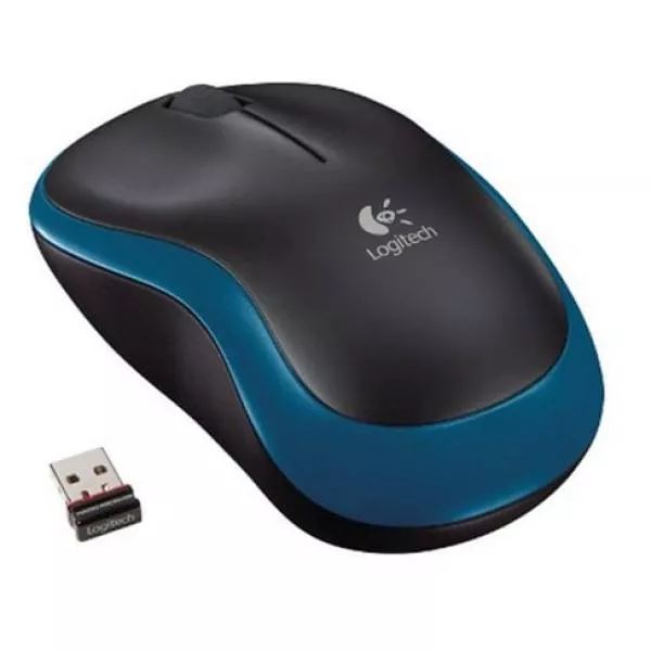 Egér Logitech Wireless Mouse M185 nano 910-002238 Blue