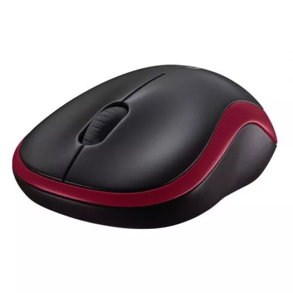 Egér Logitech Wireless Mouse M185 nano Red