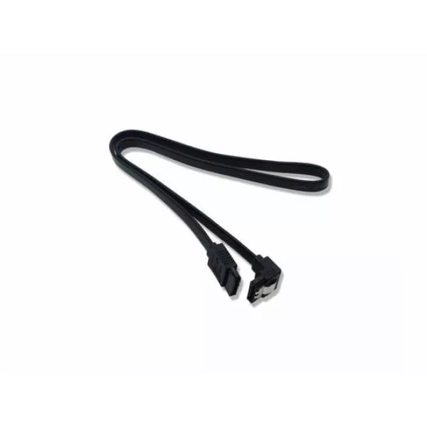 Cable data PremiumCord 0.45m SATA 3.0 data cable, 6GBs, metal latch, 90°