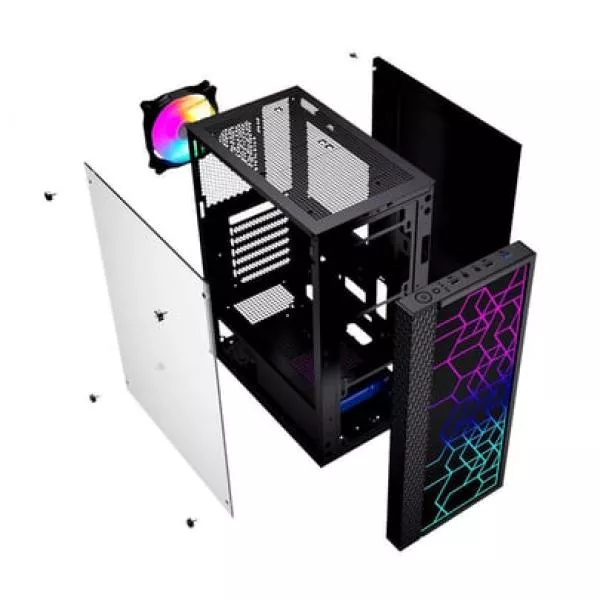 Számítógép Furbify Gamer PC, I3-9100, 16GB, 1TB SSD,  AMD Radeon RX6400 4GB LP