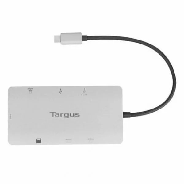 Dokkoló állomás Targus USB-C Dual HDMI 4K Docking Station with 100W PD Pass-Thru (No AC Adapter)