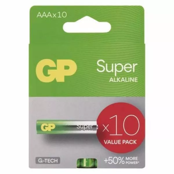 Elem GP Alkaline Battery SUPER AAA (LR03) - 10ks