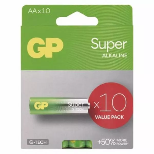 Elem GP Alkaline Battery Super SUPER AA (LR6) - 10pcs