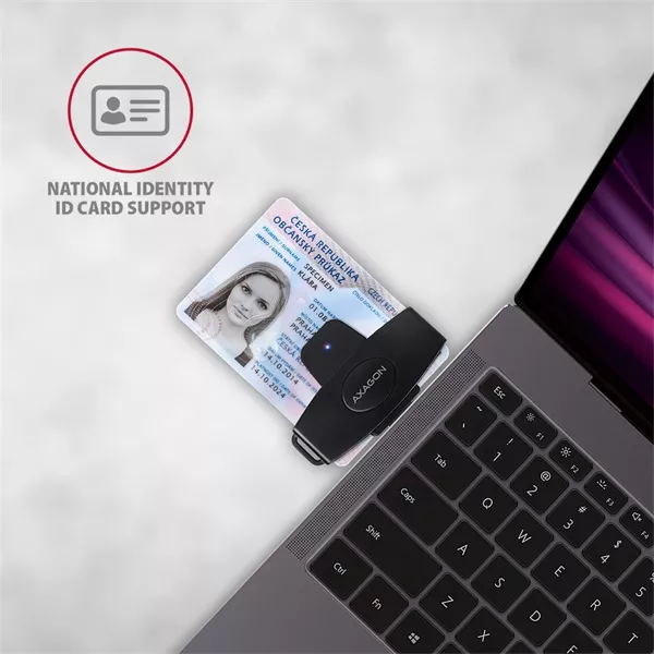 Axagon CRE-SM5 USB Smart zseb kártyaolvasó