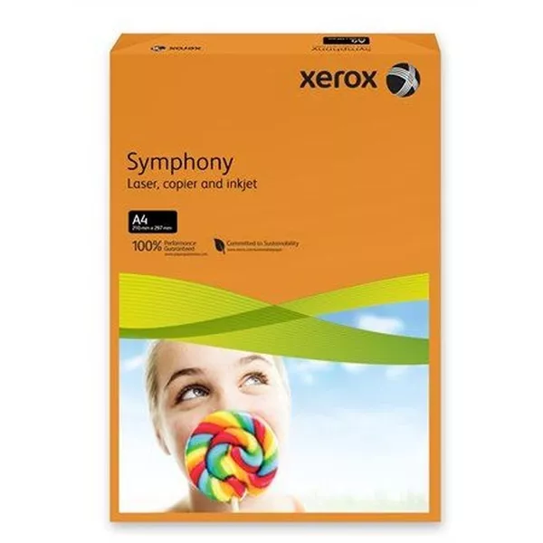 Xerox Symphony A4 80g intenzív narancs másolópapír