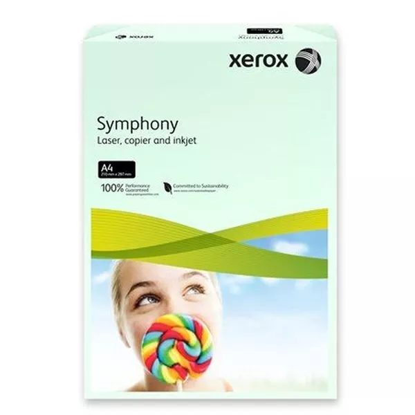 Xerox Symphony A4 160g pasztel zöld másolópapír