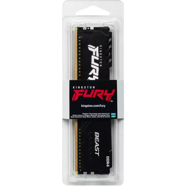 Kingston 16GB/3600MHz DDR-4 (Kit of 2) FURY Beast Black (KF436C17BBK2/16) memória