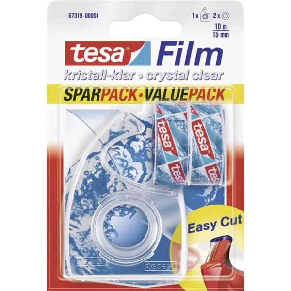 Tesa 57319 TesaFilm Crystal Clear 2 ragasztószalag-adagoló