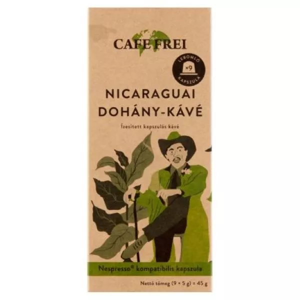 Cafe Frei Nicaraguai dohány Nespresso kompatibilis  9 db kávékapszula