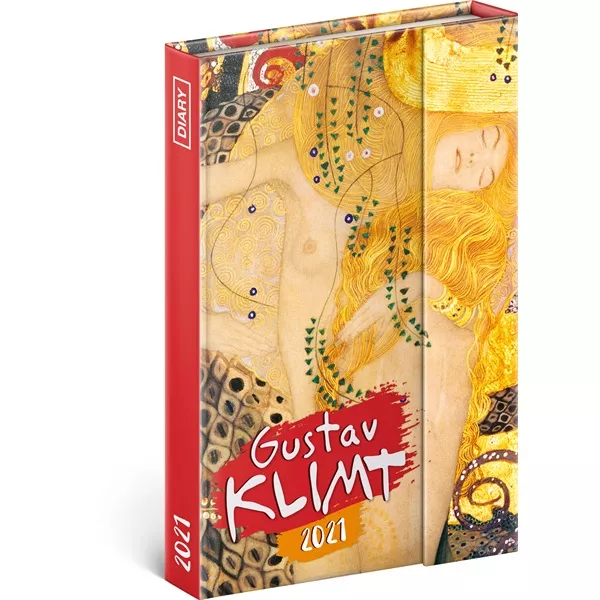 Realsystem 2025 Gustav Klimt 5412 B6 zsebnaptár