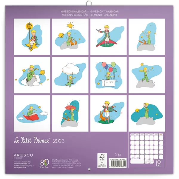 Realsystem 2024-es Le Petit Prince 6096-LP falinaptár