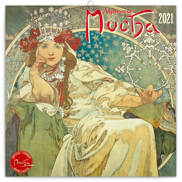 Realsystem 2025 Alphonse Mucha 6097-AM falinaptár