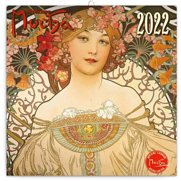 Realsystem 2025 Alphonse Mucha 6097-AM falinaptár