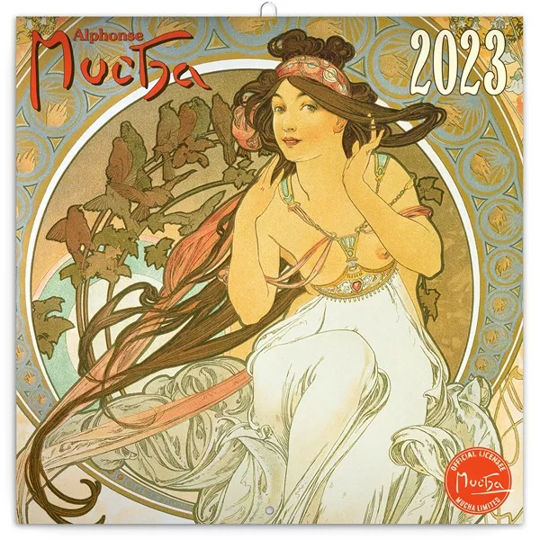 Realsystem 2025 Alphonse Mucha 6097-AM falinaptár