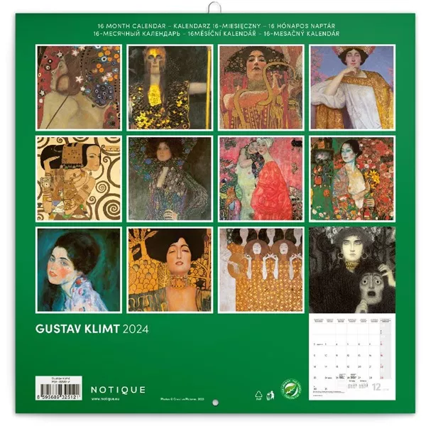 Realsystem 2025 Gustav Klimt 6097-GK falinaptár