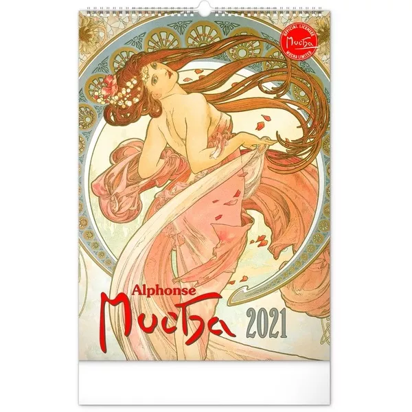 Realsystem 2025 Alphonse Mucha 6094-AM falinaptár