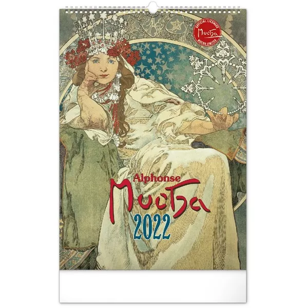 Realsystem 2025 Alphonse Mucha 6094-AM falinaptár