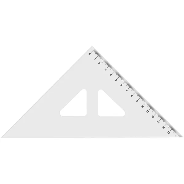 Koh-I-Noor 744750 60°/250 átlátszó háromszög vonalzó