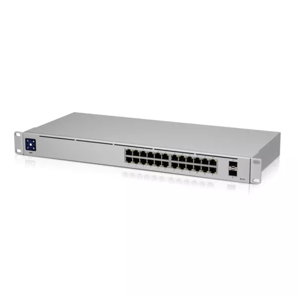 Ubiquiti UniFi USW-24 24port GbE LAN 2xGbE SFP port L2 menedzselhető switch