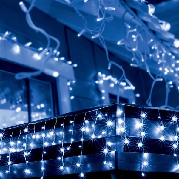 Home KKF 308/BL 5x10m/300 LED/kül-beltéri kék LED-es karácsonyi fényfüggöny