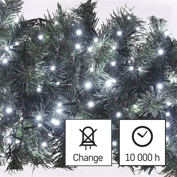 Emos D4BC02 8m/400LED/kül-beltéri/időzítős/hideg fehér/süni karácsonyi LED fényfüzér