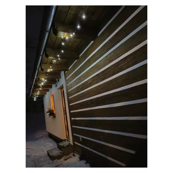 Emos D4AC02 8m/80LED/kül-beltéri/időzítős/hideg fehér karácsonyi LED fényfüzér