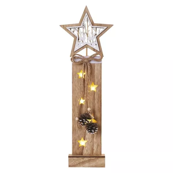 Emos DCWW10 beltéri/meleg fehér/időzítős/csillagok fa karácsonyi LED dekoráció