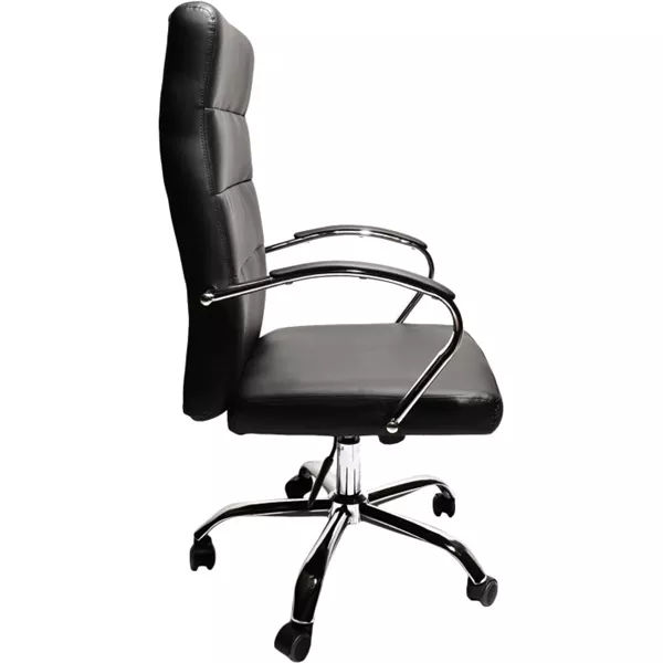 IRISOffice Nuala fekete textilbőr főnöki fotel
