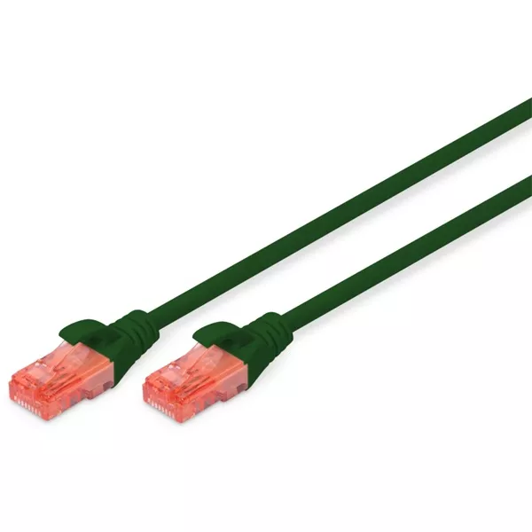 DIGITUS CAT6 U/UTP LSZH 10m zöld patch kábel