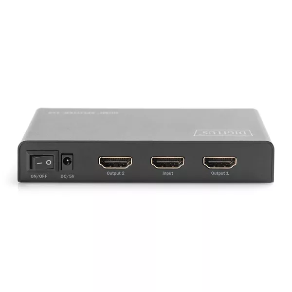 DIGITUS DS-45324 2 portos 4K/60Hz HDMI splitter